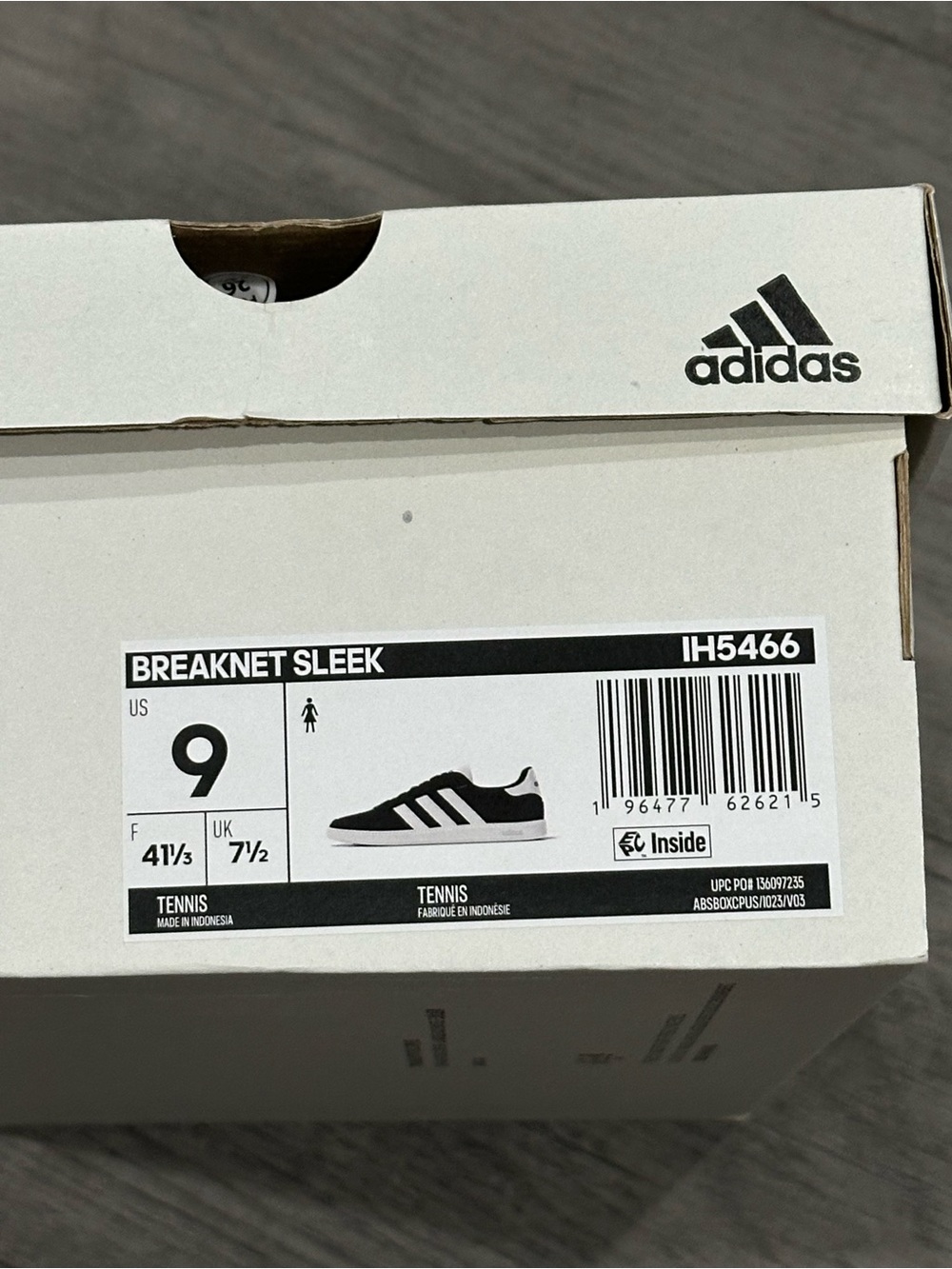 Womens adidas breaknet sleek sneakers size 9 - Picture 2 of 16